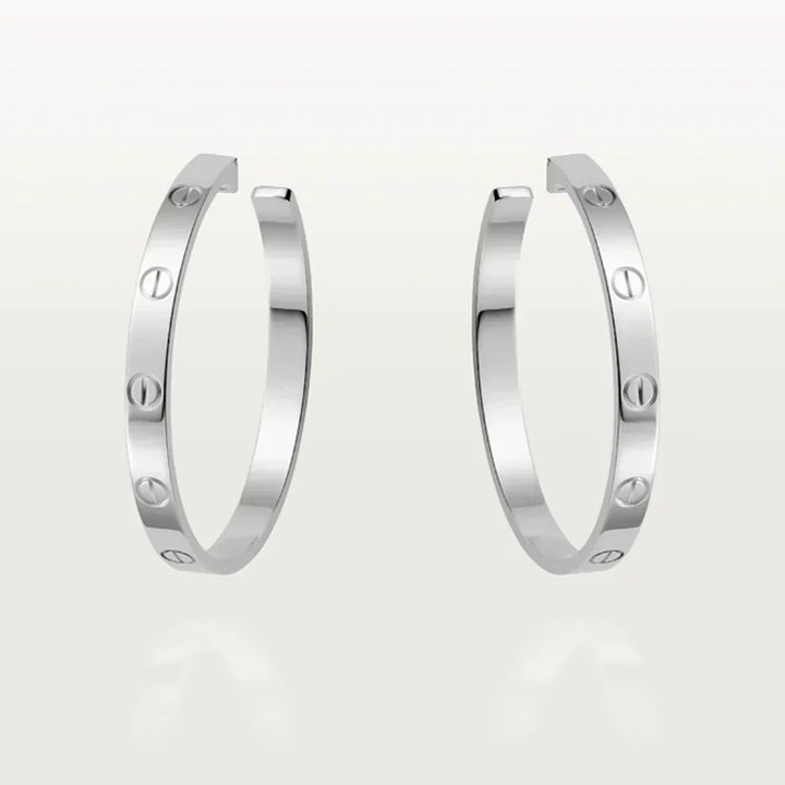 EVIGHET ØREDOBBER STORE | SØLV