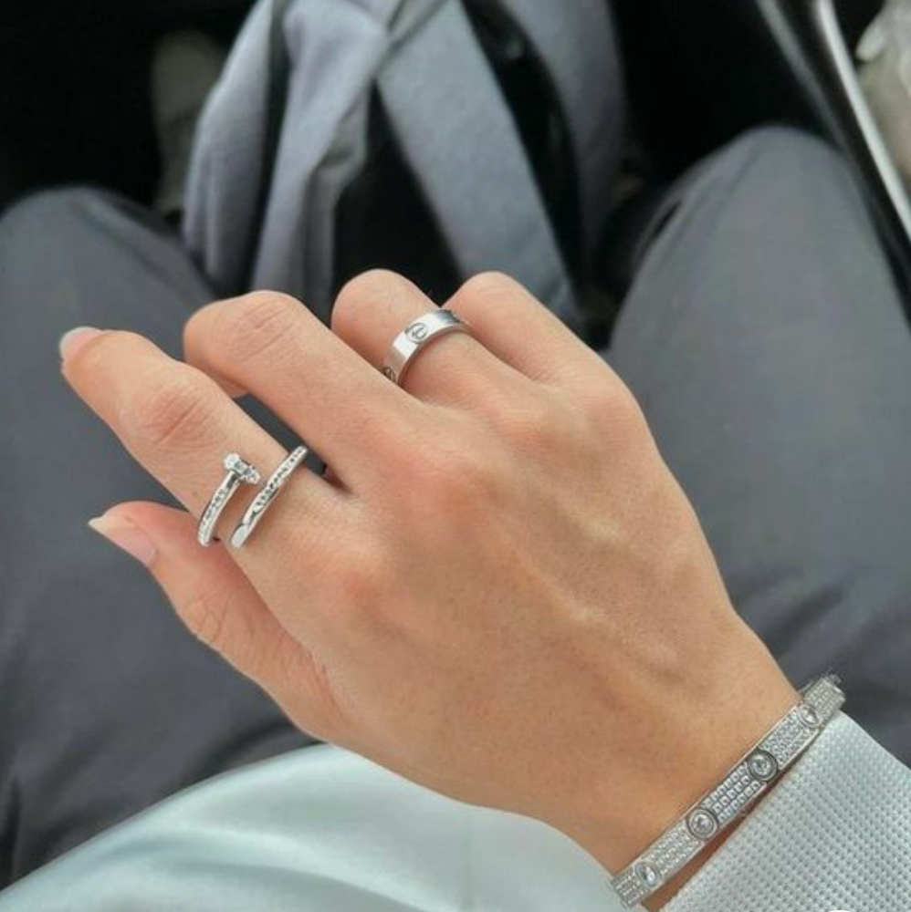 NEGEL DELUXE RING | SØLV