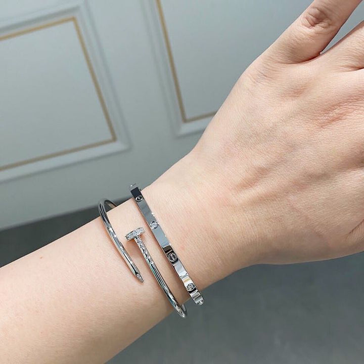 NEGLE TYNNT ARMBÅND | ROSÉGULL